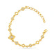 Gold Plated Sparkling Chain Bracelet