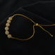 Gold Plated Shimmering Bolo Bracelet