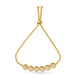 Gold Plated Shimmering Bolo Bracelet
