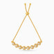 Gold Plated Glittering Bolo Bracelet