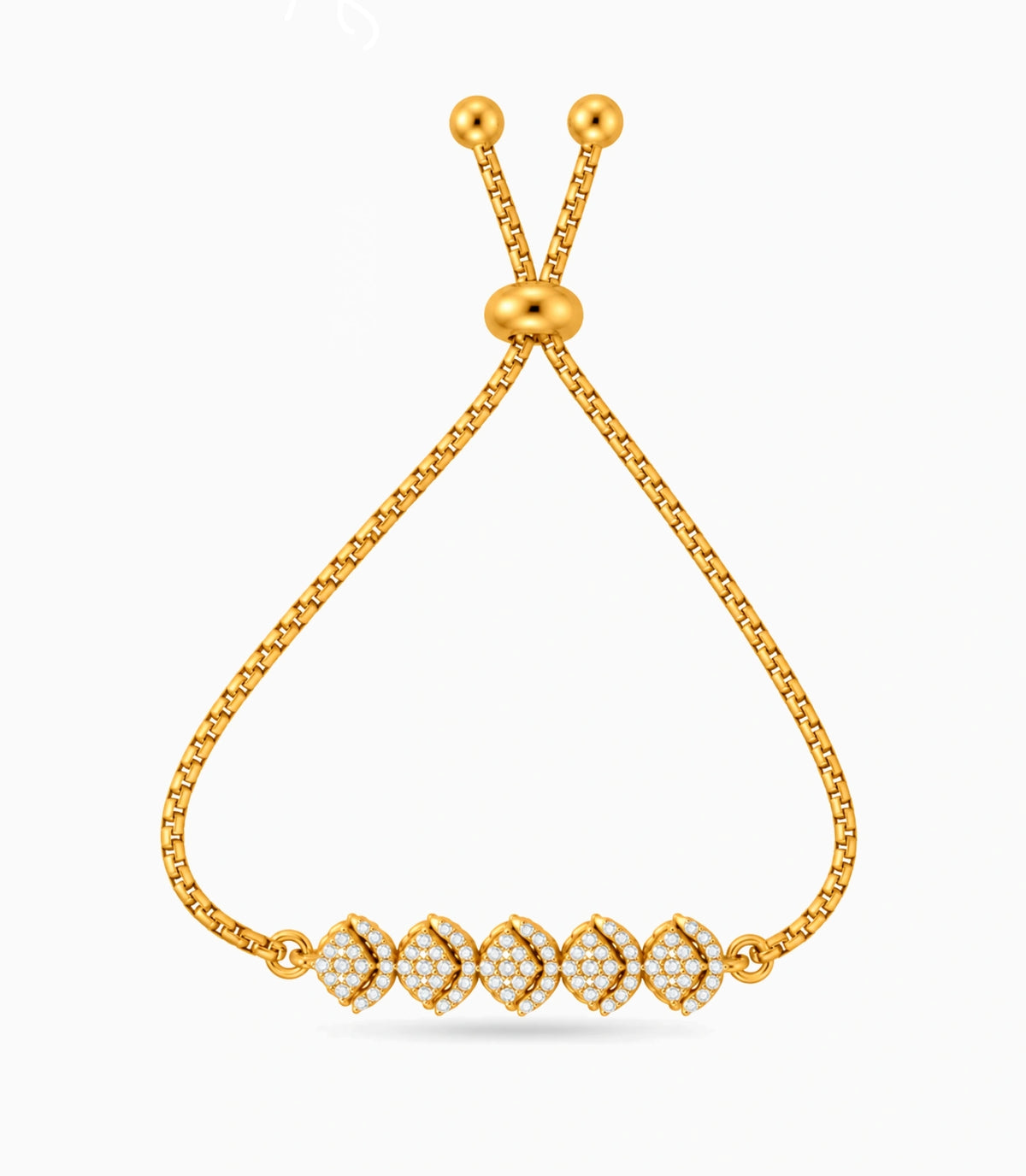 Gold Plated Radiance Bolo Bracelet