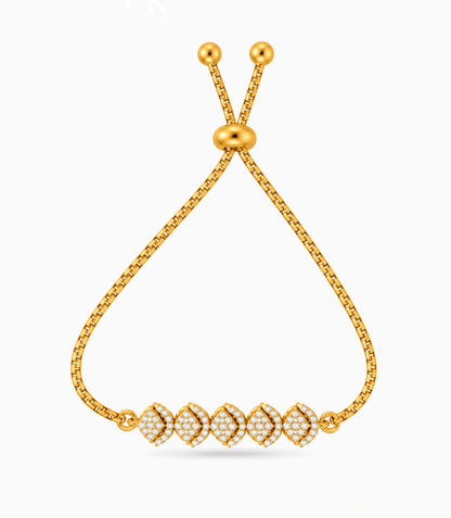 Gold Plated Radiance Bolo Bracelet