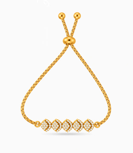 Gold Plated Radiance Bolo Bracelet