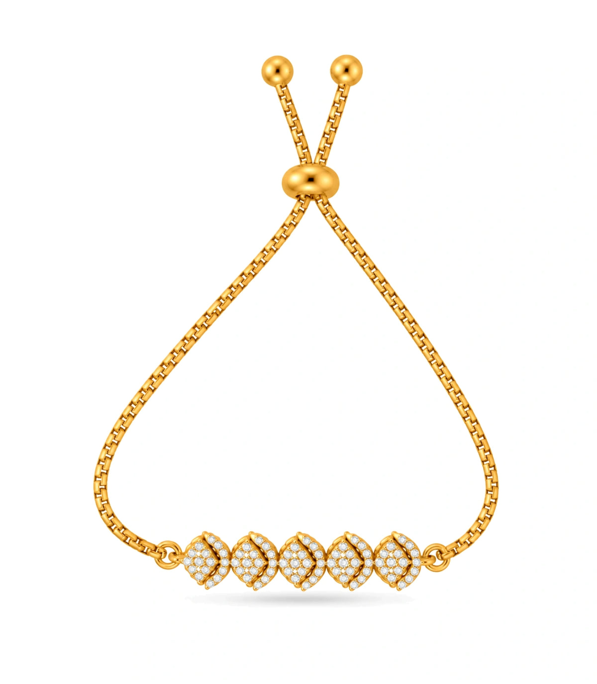 Gold Plated Radiance Bolo Bracelet