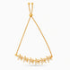 Gold Plated Starlit Floral Bolo Bracelet