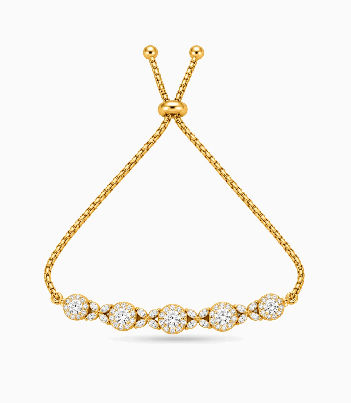 Gold Plated Lumina Bolo Bracelet