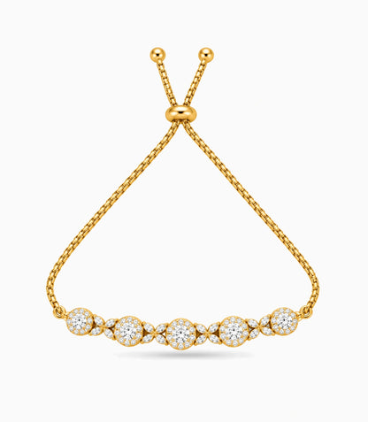 Gold Plated Lumina Bolo Bracelet