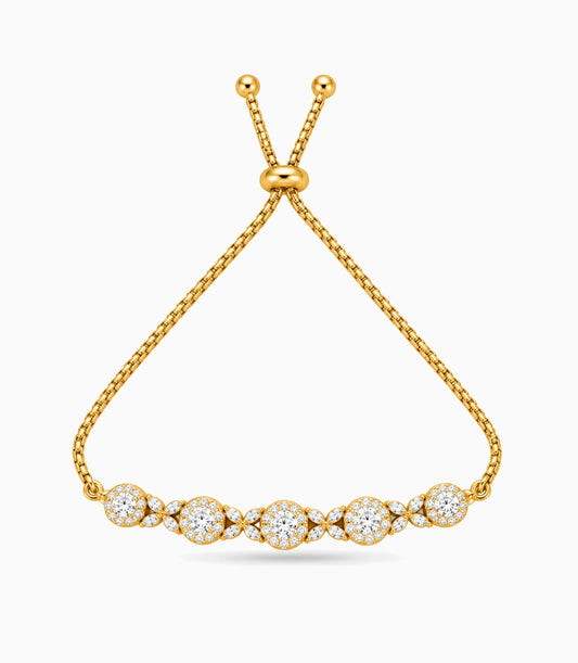 Gold Plated Lumina Bolo Bracelet
