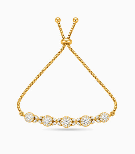 Gold Plated Lumina Bolo Bracelet