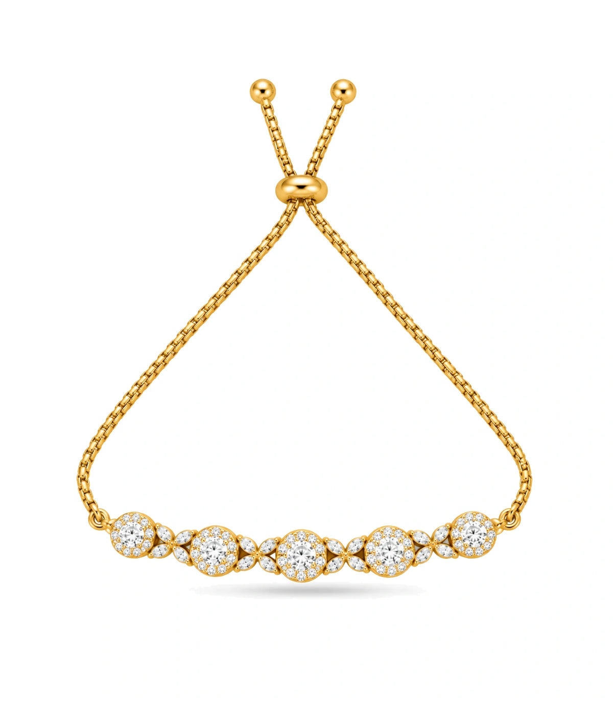 Gold Plated Lumina Bolo Bracelet