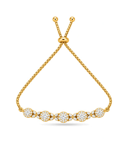 Gold Plated Lumina Bolo Bracelet