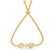 Gold Plated Pearl Feminine Bolo Bracelet