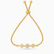 Gold Plated Delicate Bolo Bracelet