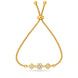 Gold Plated Delicate Bolo Bracelet