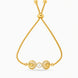 Gold Plated Pearl Twinkling AD Bolo Bracelet