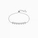 Rhodium Plated Elegant Bolo Bracelet