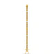 Gold Plated Glimmer AD Flexible Bracelet