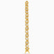 Gold Plated Dreamy AD Flexible Bracelet