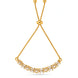 Gold Plated Lovely AD Bolo Bracelet
