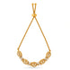 Gold Plated Charming AD Bolo Bracelet