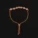 Gold Plated Feminine AD Bolo Bracelet