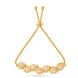 Gold Plated Ethereal AD Bolo Bracelet