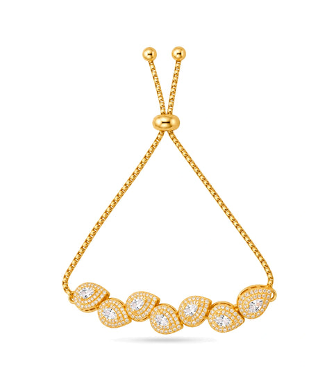 Gold Plated Ethereal AD Bolo Bracelet