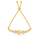 Gold Plated Adorn AD Bolo Bracelet