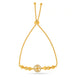 Gold Plated Luxe AD Bolo Bracelet
