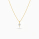 Gold Plated Office Wear CZ Chain & Pendant