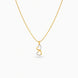 Gold Plated Dual Heart CZ Chain & Pendant