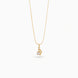 Gold Plated Jumping Fox CZ Chain & Pendant