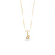 Gold Plated Jumping Fox CZ Chain & Pendant
