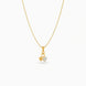 Gold Plated Triple Heart CZ Chain & Pendant