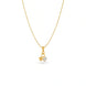 Gold Plated Triple Heart CZ Chain & Pendant