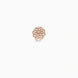 Rose Gold Plated Blooming Floral AD Finger Ring