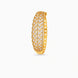 Gold Plated Multi-Line Marquise AD Flexible Bracelet