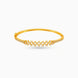 Gold Plated Sparkling AD Flexible Bracelet