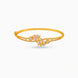 Gold Plated AD Leaf Branch Flexible Bracelet