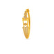 Gold Plated Circular Cluster AD Flexible Bracelet