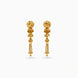 Gold Plated Layered Dangler Earrings