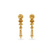 Gold Plated Layered Dangler Earrings