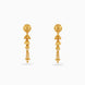 Gold Plated Layered Classic Dangler Earrings