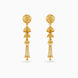 Gold Plated Vintage Layered Dangler Earrings