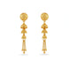 Gold Plated Vintage Layered Dangler Earrings