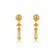 Gold Plated Bell Jhumki Dangler Earrings
