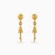 Gold Plated Designed Dangler Earrings