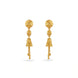 Gold Plated Designed Dangler Earrings