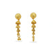 Gold Plated Heritage Tassel Dangler Earrings