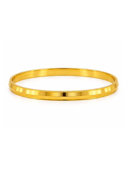 Gold Plated Polished Single Bangle